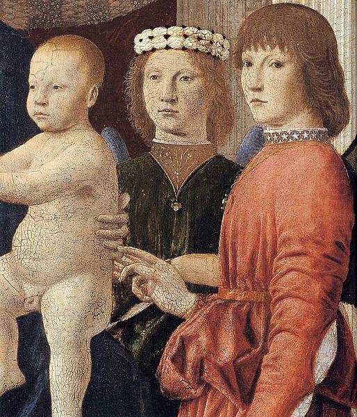 Piero della Francesca Madonna and Child Attended by Angels china oil painting image